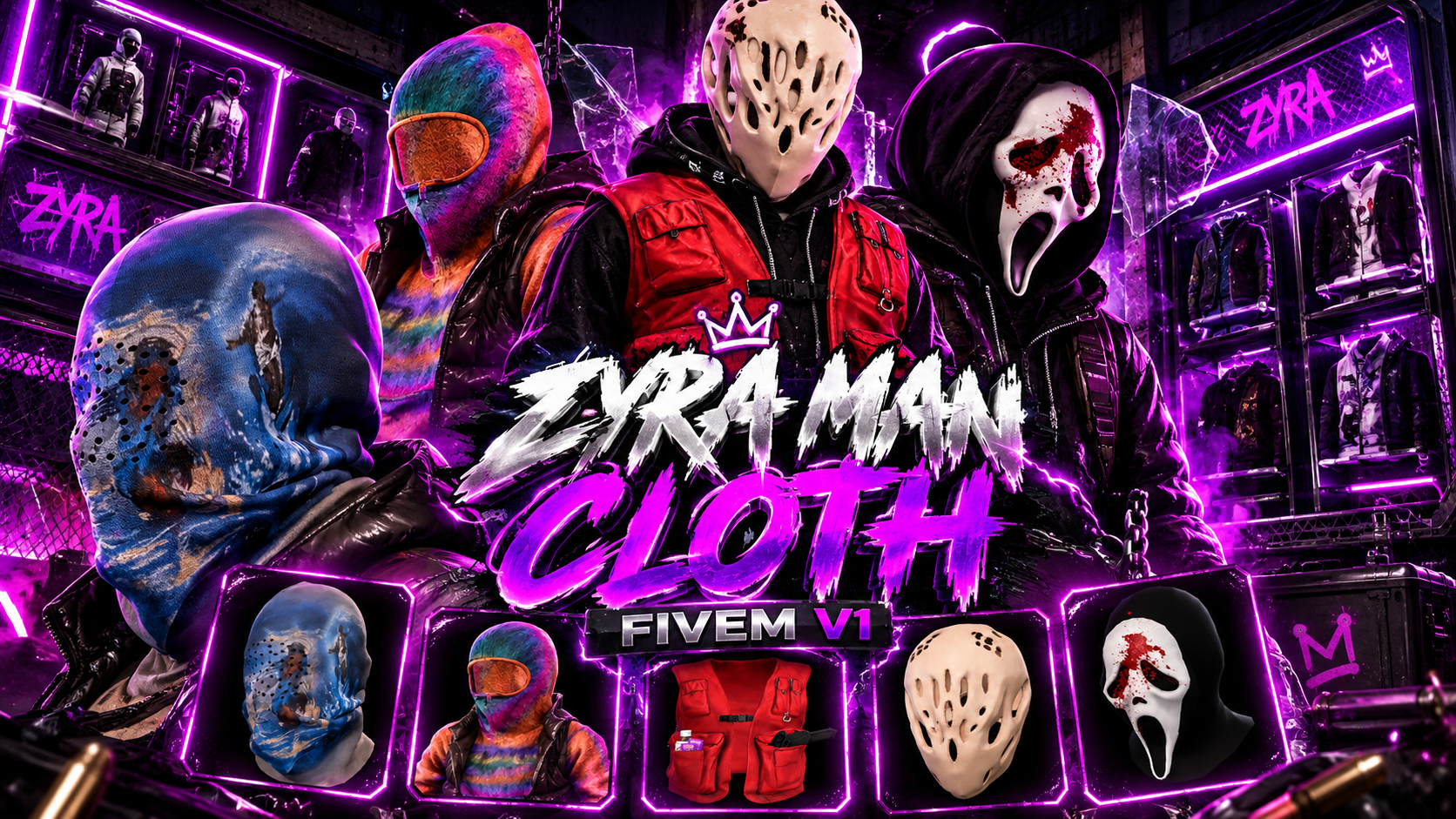 ZYRA MAN CLOTH V1 | FiveM Male Clothing Pack | GTA 5 RP