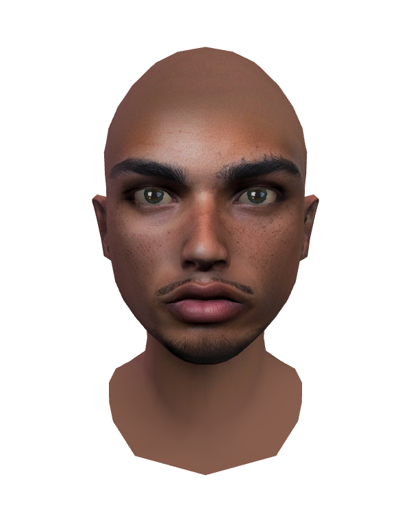 Male Face 043 Pakistani