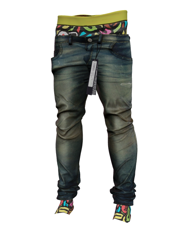 Male Drip Pants 058