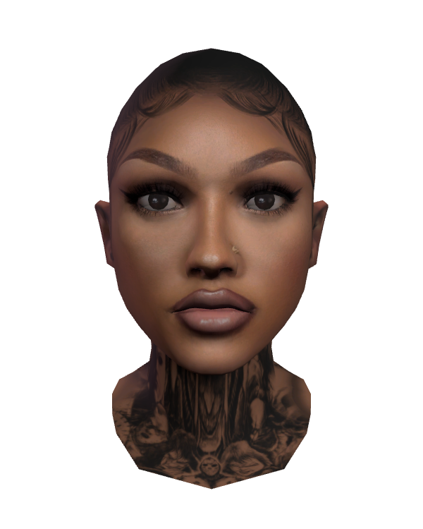 Female Face 041 Arab