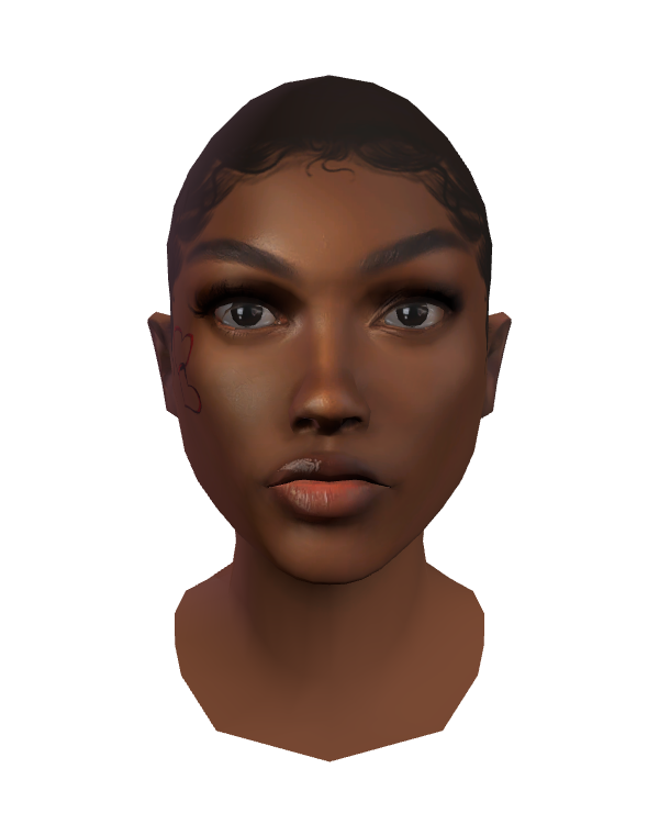 Female Face 008 Pakistani