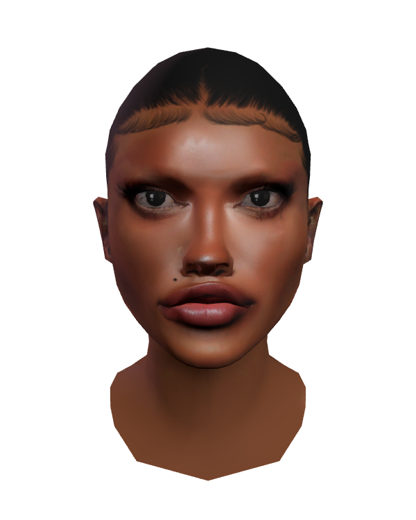 Female Face 020 Pakistani