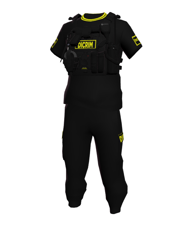 police dicrime men cloth