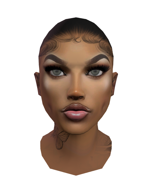 Female Face 010 Arab
