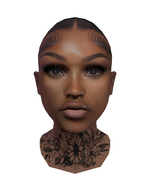 Female Face 004 Latino
