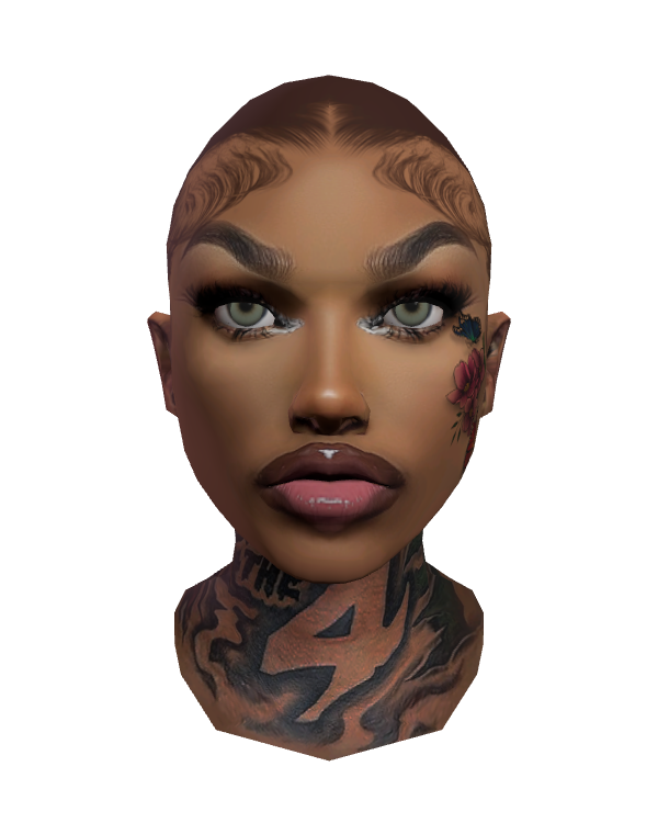 Female Face 029 Pakistani