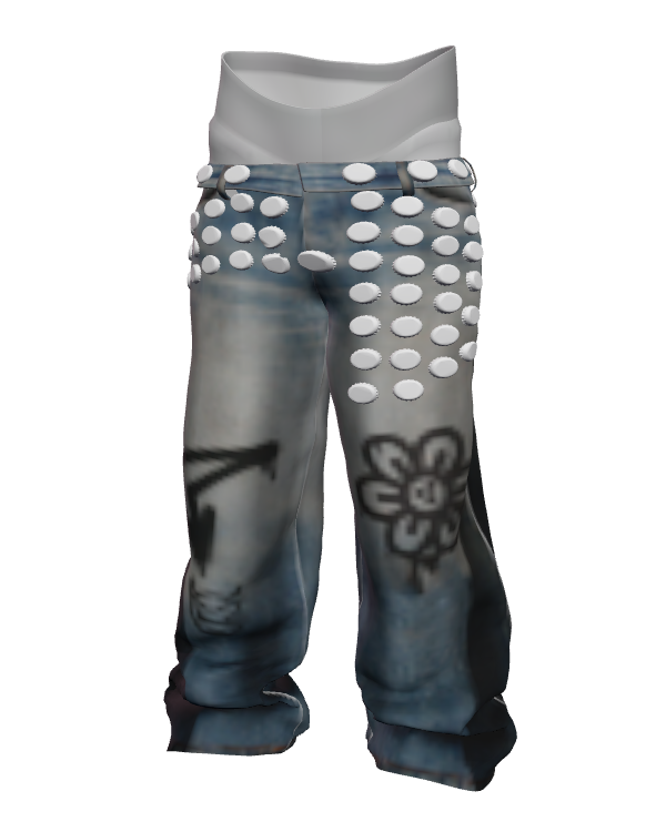 Male Drip Pants 013