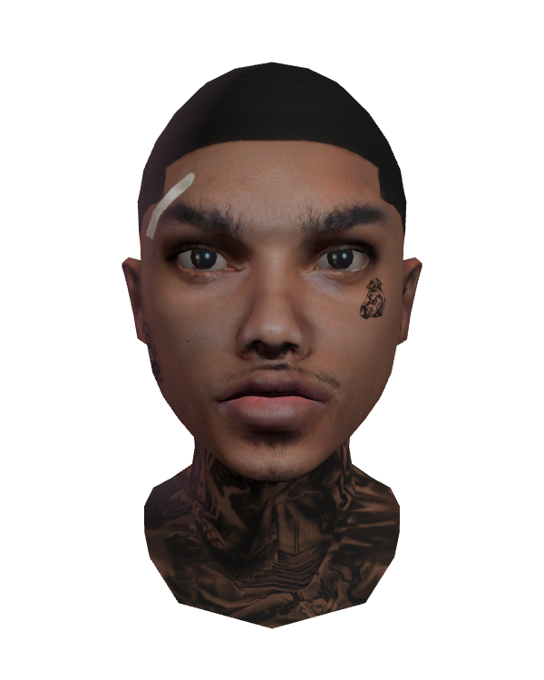 Male Face 041 Arab